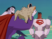 Bizarro and Krypto in their new home