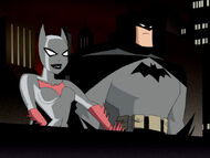 Batman and Batwoman become acquainted.