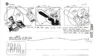 "Off Balance" storyboards Act III pg. 5 by Brad Rader.