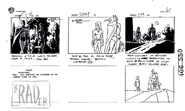 "Off Balance" storyboards Act III pg. 61 by Brad Rader.