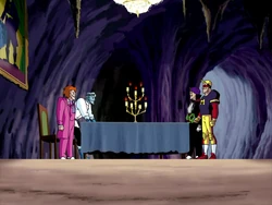 From left to right: Music Master, Dr