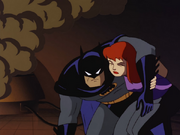 Barbara Gordon saves Batman