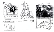"Off Balance" storyboards Act III pg. 58 by Brad Rader.