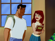 Young Clark Kent and Lana Lang