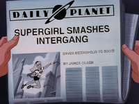 Supergirl newspaper