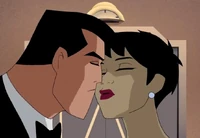 Bruce and Kathy almost share a kiss.