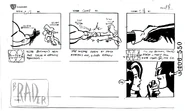 "Off Balance" storyboards Act III pg. 14 by Brad Rader.