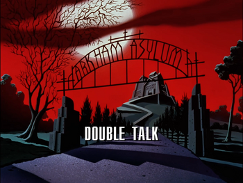 Double Talk Title Card