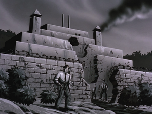 The prison after 's escape.