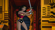 Wonder Woman fights Thanagarians