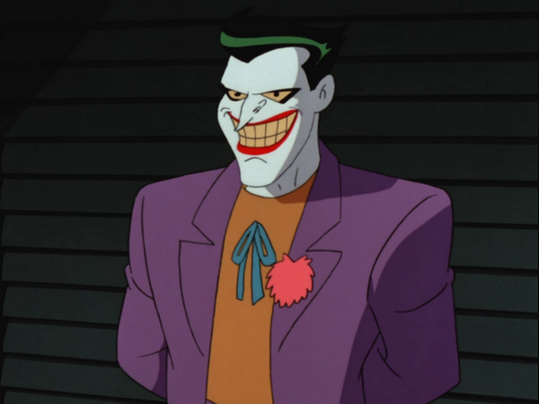 the joker cartoon smile