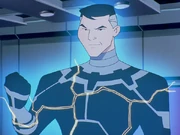 Dr. Suzuki in his suit.