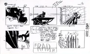"Off Balance" storyboards Act III pg. 26 by Brad Rader.