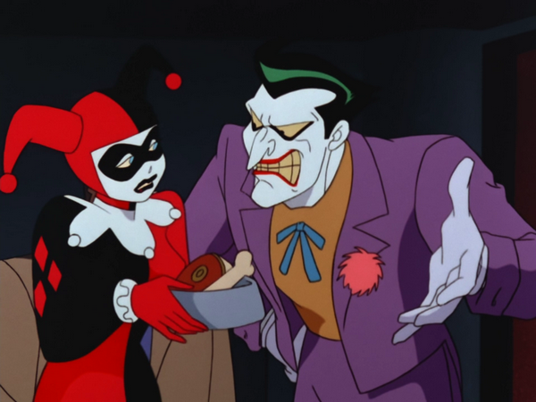 batman the animated series joker and harley quinn