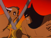 Ra's fighting Batman