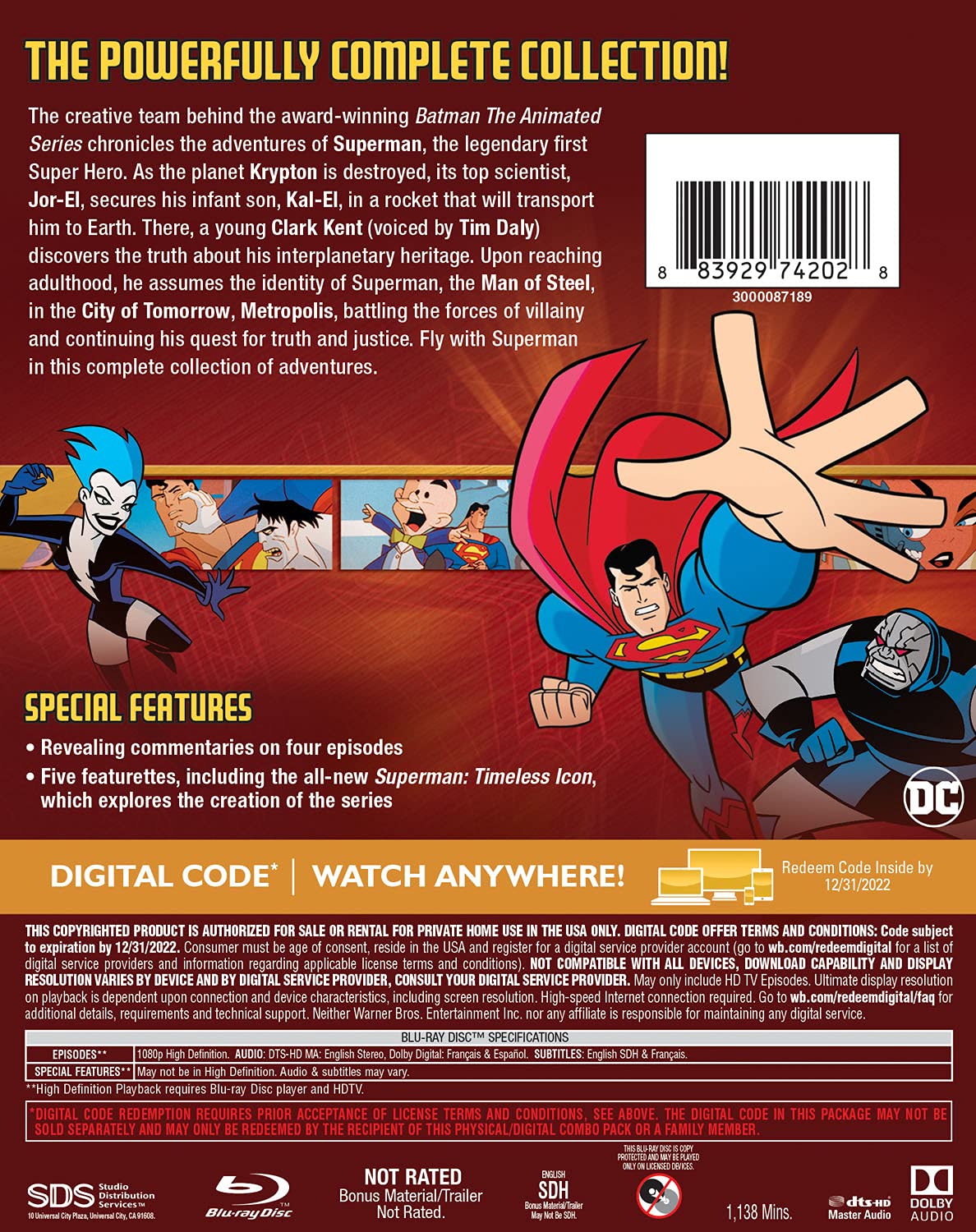 Superman: The Complete Animated Series (Blu-ray) | DC Animated Universe |  Fandom