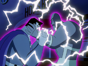 Parasite drains Superman