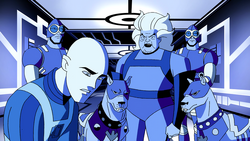  and  during one of young Scott's many attempts to escape the X-Pit.