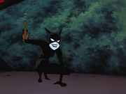 Catwoman absconds