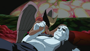 Hawkgirl cries