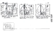 "Off Balance" storyboards Act III pg. 50 by Brad Rader.