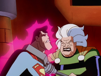 Granny forces Superman