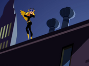 Batgirl watches Catwoman