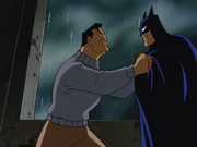 Wayne and Batman fight