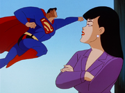 Lois names Superman