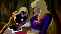 Stargirl and Supergirl reconcile.
