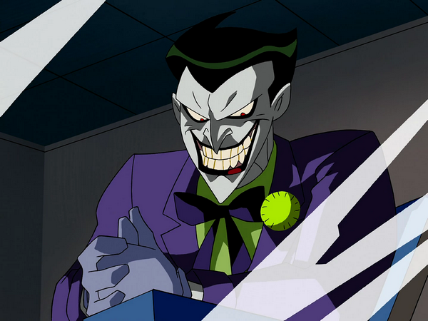 the joker cartoon smile