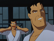 Disgruntled over his constant loss to ,  shows him how he really feels.