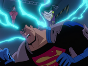 Joker overpowers Superman