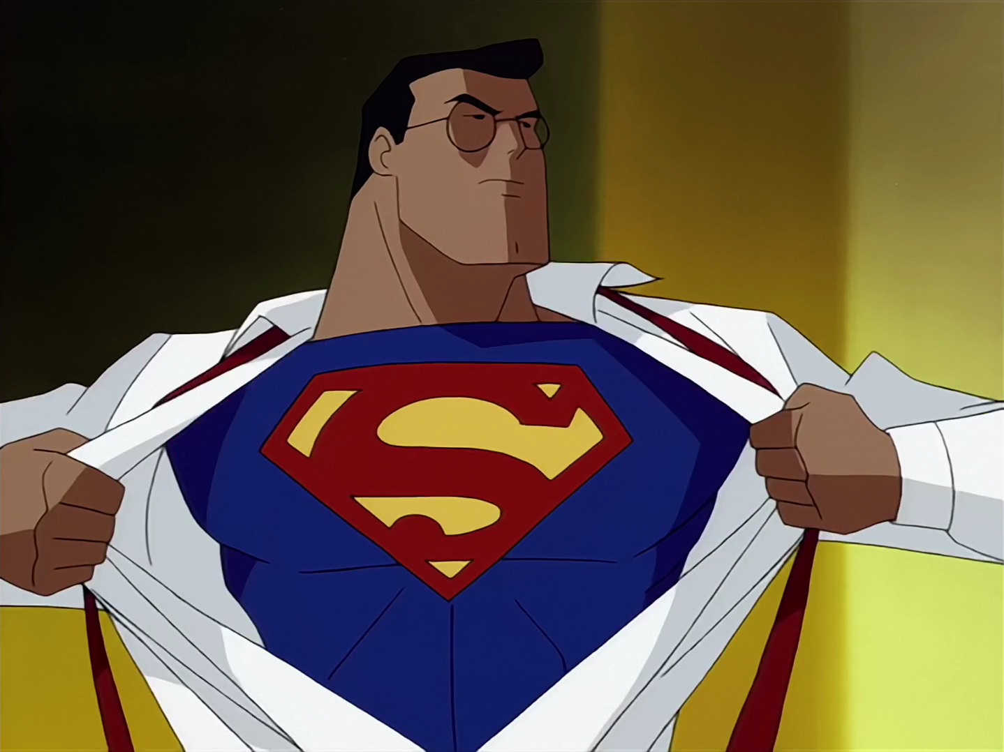 BasilTwistedToons - Supergirl and Superman cartoon