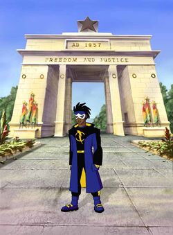 Static at Independence Monument