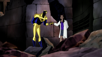 Booster Gold and Tracy