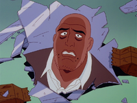 ghost in man Luthor tired