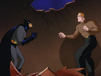 Batman fights Lucas