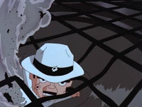  falls to his "death" at the hands of the Ventriloquist.