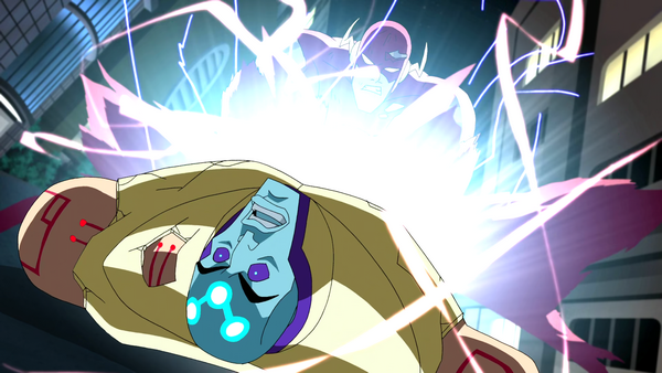 Flash defeats Brainiac-Luthor.png
