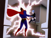 Superman's vulnerability to electricity