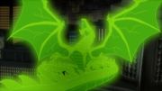 Green Lantern dragon construct