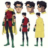 Robin (Teen Titans - The Judas Contract) concept art