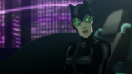 Catwoman in the Batmobile