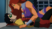 Starfire meets Robin