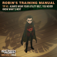 Batman vs. Robin Robin's training manual tip 3