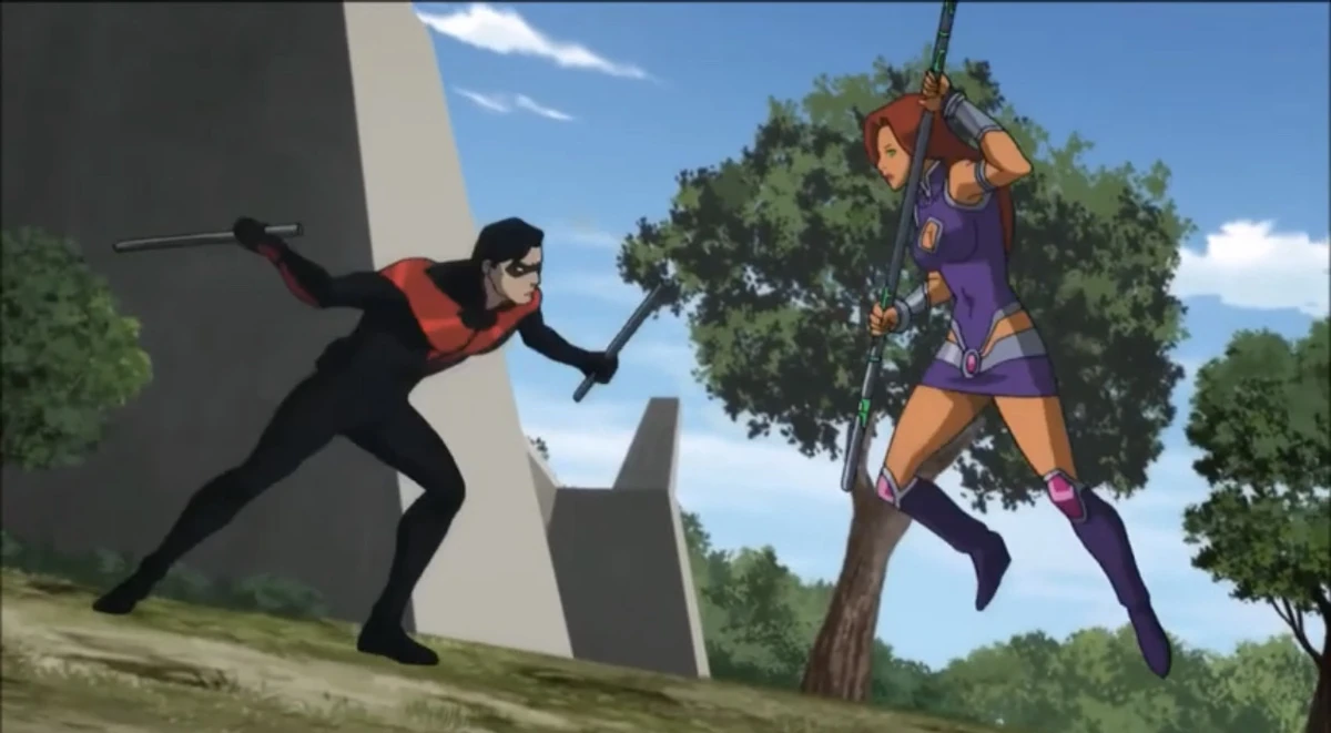 Starfire vs. Nightwing DC Animated Movie Universe Wiki Fandom