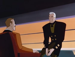 Derek Powers hablando solapadamente con .