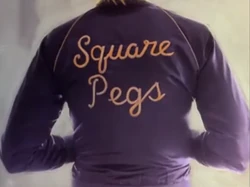 Square Pegs Title Card