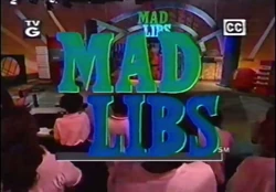 Mad Libs Title Card